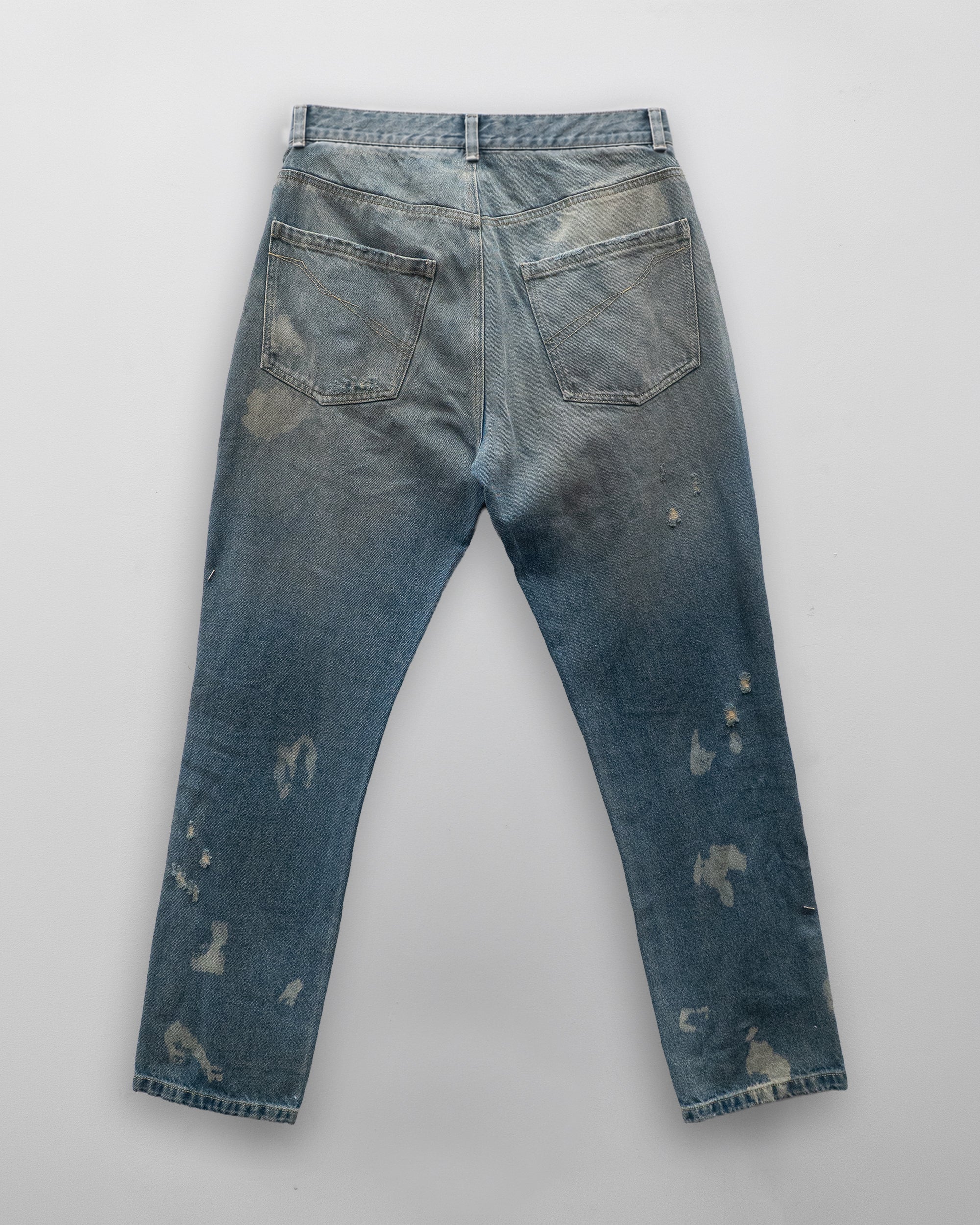 'CRUSH' Straight Leg Denim - Saltwater