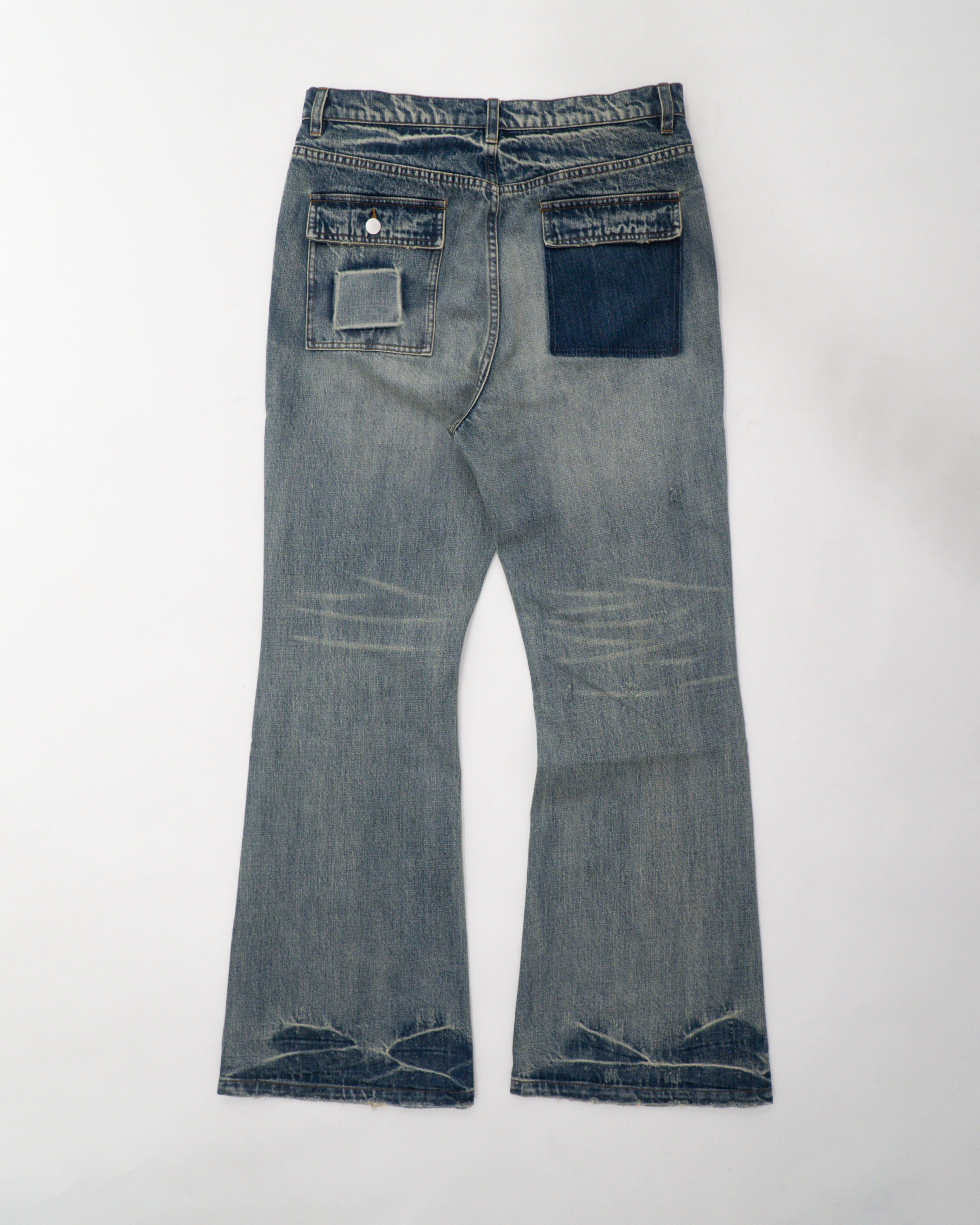 CRUSH, FLARED DENIM VINTAGE BLUE