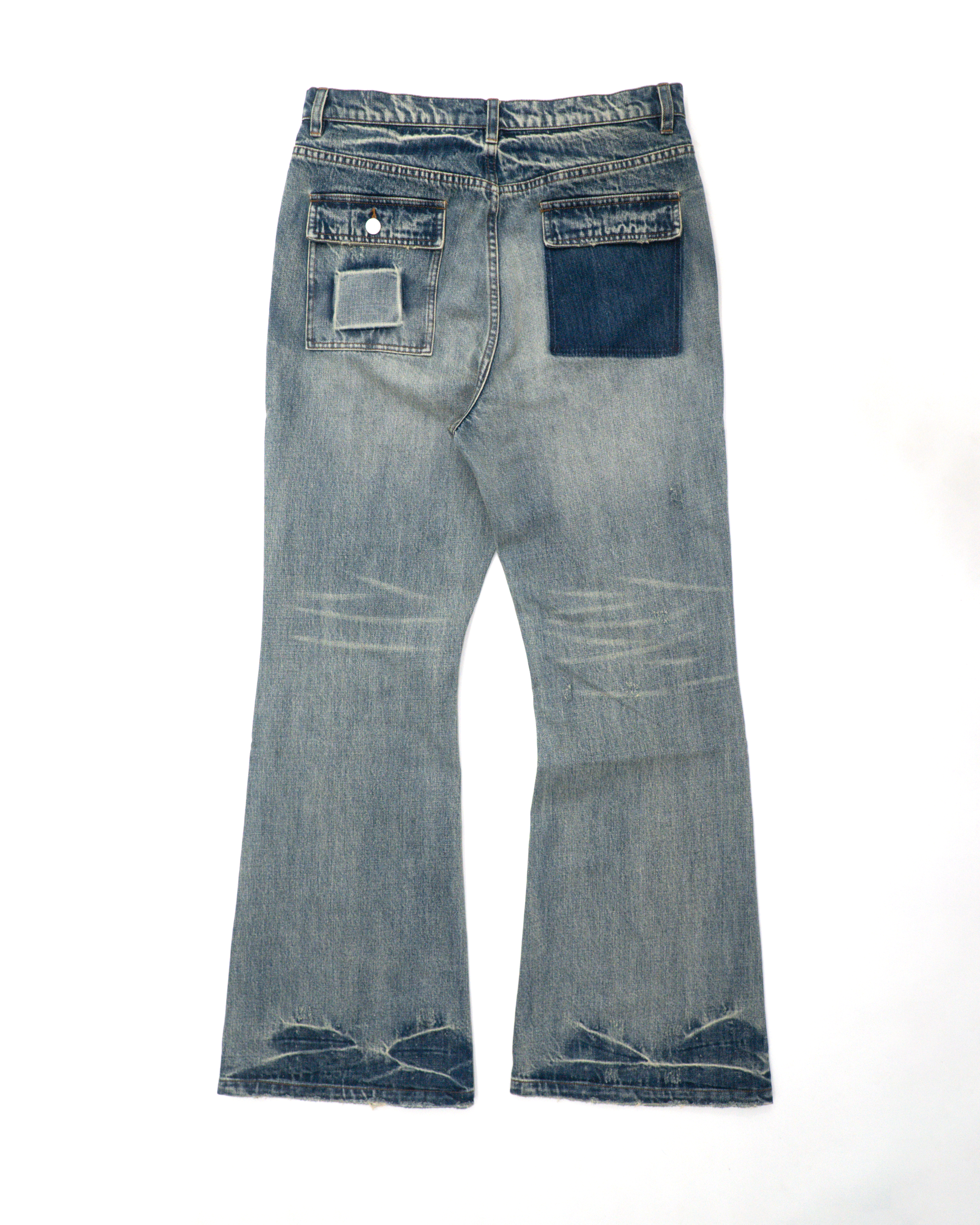 CRUSH, FLARED DENIM VINTAGE BLUE