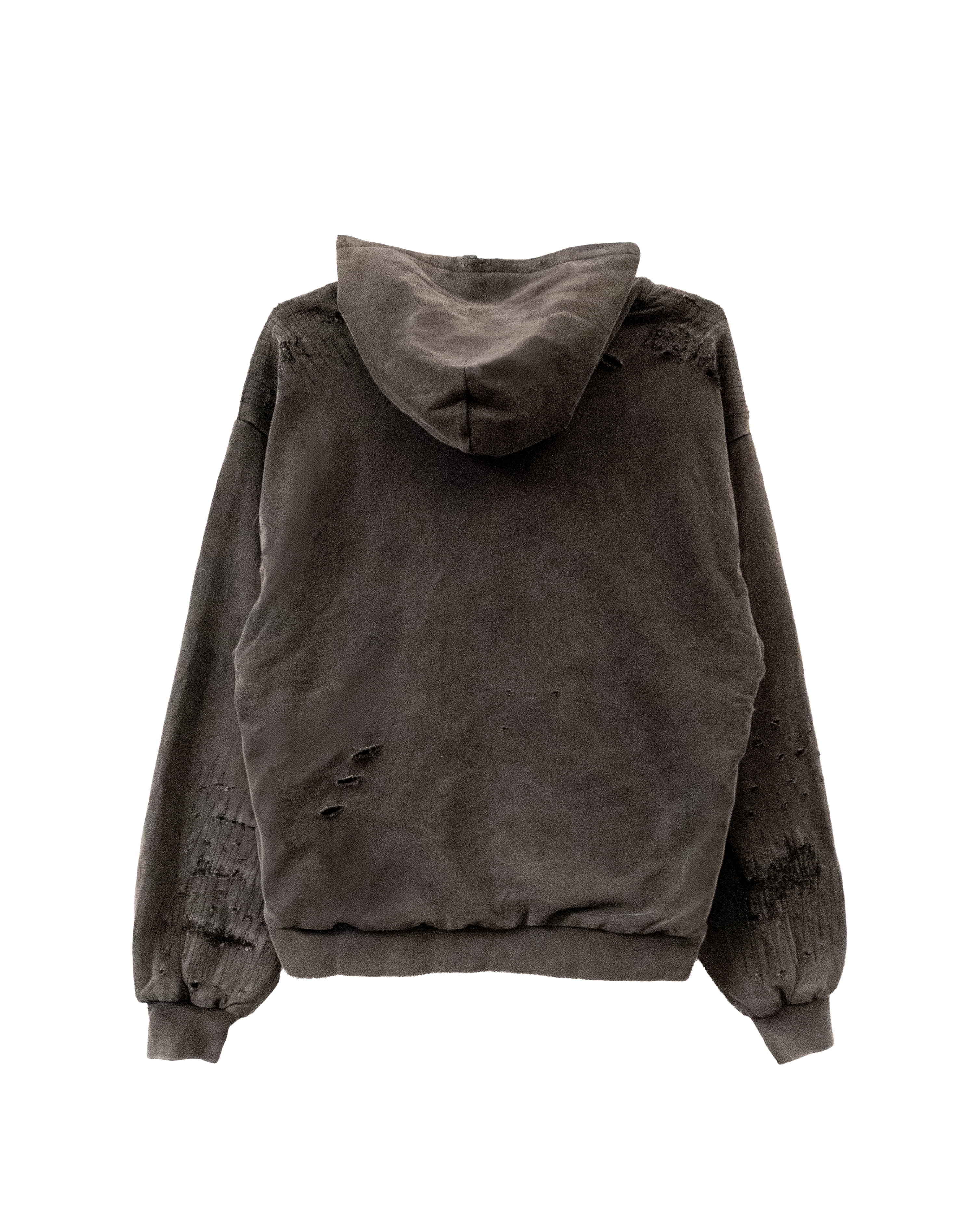 "nomad" faux fox fur hoodie