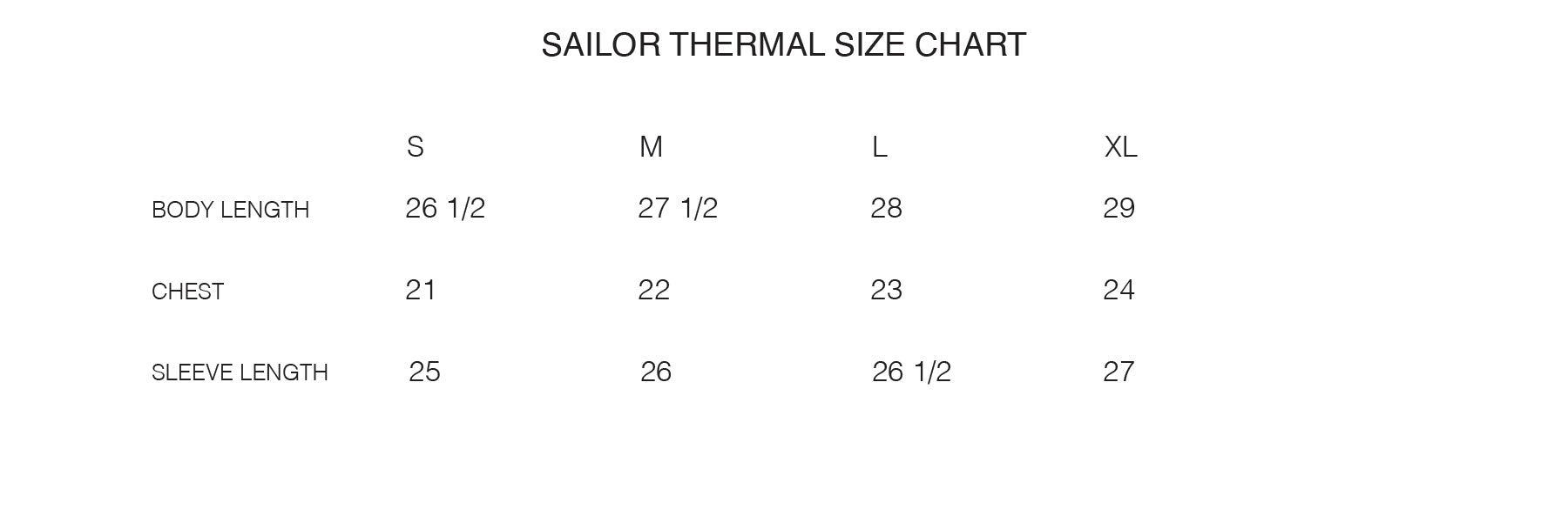 'SAILOR' THERMAL